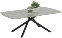 Hela Tische, Couchtisch Fred mit Steinplatte,Dekor Marmor Grau, Spinnengestell...
