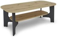 byLIVING Couchtisch Jonny, Ablageboden, B 110, H 42,5, T 55 cm | Melamin Artisan