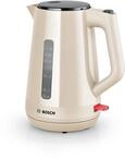 Bosch Wasserkocher 1,7 l*Creme* Leistung: 2400W Farbe: Creme Fassungsverm&ouml;gen:...