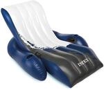 Intex Floating Recliner Lounge - Aufblasbarer Badelounge, mehrfarbig, 180 x 135 cm
