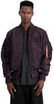 Alpha Industries Herren MA-1 D-Tec SE, Plum, S