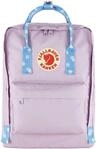 Fj&auml;llr&auml;ven Unisex K&aring;nken Rucksack, Pastel Lavender/Confetti, One Size