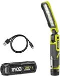 RYOBI 4 V USB-LITHIUM Akku-Stableuchte RLI4-120G, klappbar, 650 Lumen, inkl. 1 x 4 V