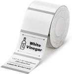 NIIMBOT B21 Etikettendrucker, transparentes Klebeband, 40 x 30mm, Aufkleber,