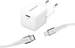 Intenso Power Adapter W30C GaN + C315L USB-C auf Lightning Daten- und Ladekabel, 30