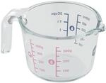 Emsa Prep&Bake Messbecher aus Glas, 0.5 Liter, 2 Skalen f&uuml;r feste und fl&uuml;ssige