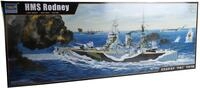 Trumpeter TRU03709 3709 - Modellbausatz HMS Rodney, grau