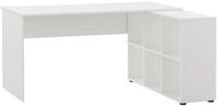 Schildeyer Schreibtisch mit Regal Reno 400, 701762, wei&szlig;, 150 x 121,6 x 73,6 cm