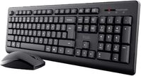 Trust Primo Spanisches QWERTY-Layout Tastatur und Maus Set Kabellos