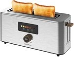 Cecotec Vertikaler Toaster mit 1 Langschlitz Touch&Toast Extra, 1000 W, 24...