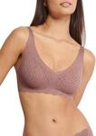 Sloggi Damen Sloggi Zero Feel Bliss Soft Bra, Cacao, L