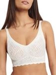 Sloggi Damen Sloggi Zero Feel Bliss Bralette, Silk White, M
