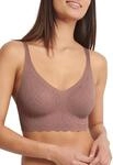 Sloggi Damen Sloggi Zero Feel Bliss Bralette, Cacao, M