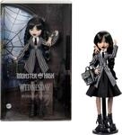 Monster High Wednesday Puppe und Accessoires, Wednesday Addams Sammelfigur in