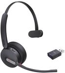 Yealink WH64 Hybrid Mono Teams Headset inkl. Dongle - Hybrid-Technologie, Ideal...