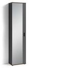 byLIVING Spiegelschrank Jakob, Eint&uuml;riger Hochschrank mit Spiegelt&uuml;r |...