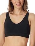 Schiesser Damen Bustier mit herausnehmbaren Pads nahtlos - Classic Seamless,