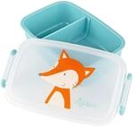 SIGIKID 25365 Brotzeitbox Fuchs Lunchbox mit Trennwand, BPA-frei, sicher, leicht,