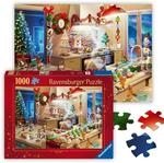 Ravensburger Puzzle 12000718 - Fr&ouml;hlicher Unfug - 1000 Teile Weihnachts-Puzzle...