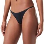 Calvin Klein Damen String Thong Unterw&auml;sche, Schwarz (Black), S