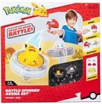 Pok&eacute;mon PKW4403 - Battle Spinner - Arena mit Mew und Pikachu, offizielles Pok&eacute;mon