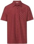 VAUDE Men's Albsteig Shirt III, Herren Kurzarm-Hemd zum Wandern, Carmine/Mars red, M