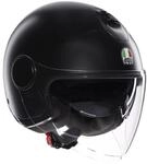 AGV - ETERES E2206, Motorrad Jet-Helmet, Unisex, Matt Black, M