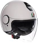 AGV - ETERES E2206, Motorrad Jet-Helmet, Unisex, Materia White, L