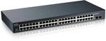 Zyxel Netzwerk Switch 48 Port | Smart Managed Gigabit LAN Splitter | 48x GbE RJ-45