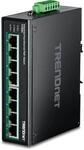 TRENDnet TI-PE80 8-Port-DIN-Schienen-Fast-Ethernet-PoE+-Industrie-Switch,