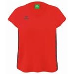 Erima Damen Essential Team Sport T-Shirt (2082214), rot/Slate Grey, 44