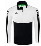 Erima Unisex Erwachsene Six Wings Trainings Top (1262210), schwarz/wei&szlig;, M
