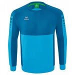 Erima Unisex Erwachsene Casual Six Wings Sweatshirt (1072207), Curacao/Mykonos, 3XL