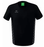 Erima Unisex Kinder Essential Team Sport T-Shirt (2082207), schwarz/Slate Grey, 152