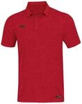 JAKO Herren Poloshirt Premium Basics, Rot-Meliert, 4XL