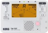 Korg TM70 Kombiniertes Metronom und chromatisches Stimmger&auml;t &ndash; Wei&szlig;