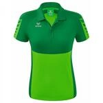 Erima Damen Six Wings Sport Polohemd (1112215), Green/smaragd, 36