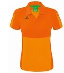 Erima Damen Six Wings Sport Polohemd (1112219), New orange/orange, 38