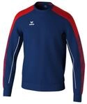 Erima Herren EVO Star Funktionelles Sweatshirt (1072415), New Navy/rot, M