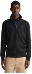 Gant Herren Reg Shield Full Zip Sweatshirt, Schwarz, XL EU