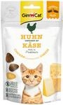 GimCat Crunchy Snacks Huhn mit K&auml;se - Knuspriges und proteinreiches Katzenleckerli -
