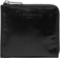 LIEBESKIND Berlin Leder Geldb&ouml;rse Paris 4 Paper Touch Crinkle Nino Wallet Black