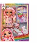 Rainbow High Sparkle and Shine - Rosetta (Pink) - 28 cm Modepuppe mit Fl&uuml;ssigem