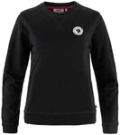 Fj&auml;llr&auml;ven Damen 1960 Logo Badge Sweatshirt, Black, XL