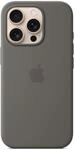 Apple iPhone 16 Pro Silikon Case mit MagSafe &ndash; Steingrau ​​​​​​​