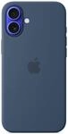 Apple iPhone 16 Plus Silikon Case mit MagSafe &ndash; Denim ​​​​​​​