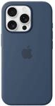 Apple iPhone 16 Pro Silikon Case mit MagSafe &ndash; Denim ​​​​​​​