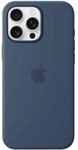 Apple iPhone 16 Pro Max Silikon Case mit MagSafe &ndash; Denim ​​​​​​​