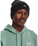 Under Armour Mens Beanies Men's Ua Halftime Cuff Beanie, Black, 1373155-001, OSFM,
