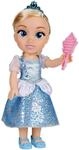 Disney Princess Cinderella Puppe 35cm, reflektierende Glitzeraugen, bewegliche